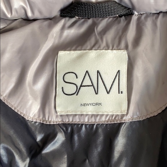 SAM Girl Puffer Coat with real fur size 18-24m - Picture 8 of 11